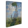 Trademark Fine Art Monet 'Madame Monet And Her Son' Canvas Art, 18x24 AA00998-C1824GG